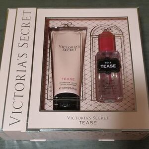 Victoria's Secret Tease Lotion and Mist Set - Pink and Black
